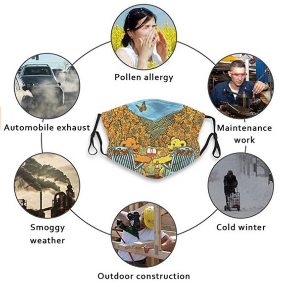 Grateful dead Face Cover Headband Balaclavas - Picture 5 of 5